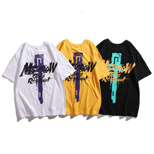 t shirt 2021 street original suzerain short sleeve loose korean cross letter print trendy half, White;black
t shirt 2021 street original suzerain short sleeve loose korean cross letter print trendy half, White;black