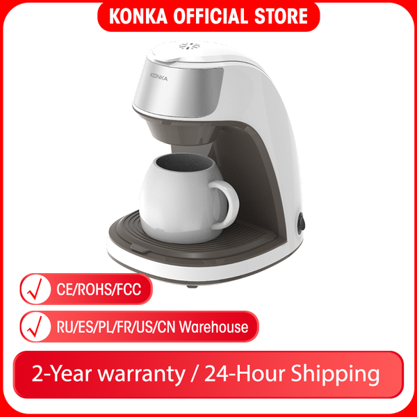 konka coffee machine automatic dripping home office coffee maker multi-function brew tea coffee powder ceramic cup
konka coffee machine automatic dripping home office coffee maker multi-function brew tea coffee powder ceramic cup