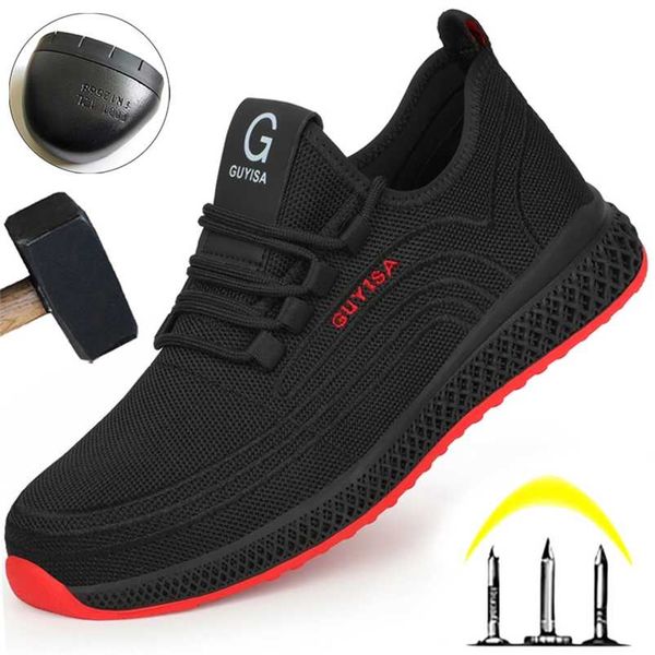 lightweight safety shoes men work boots steel toe shoes work sneakers for men boots safety sneakers anti-smash safety footwear 211007, Black;brown
lightweight safety shoes men work boots steel toe shoes work sneakers for men boots safety sneakers anti-smash safety footwear 211007, Black;brown