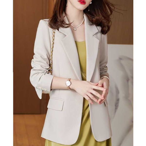 women's suits & blazers high-quality elegant suit jacket female spring and autumn professional wear casual temperament slim small, White;black
women's suits & blazers high-quality elegant suit jacket female spring and autumn professional wear casual temperament slim small, White;black