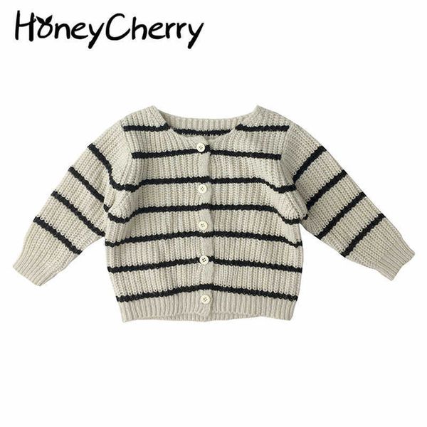boys and girls sweater cardigan sweater round neck striped jacket spring korean children sweater 210701, Blue
boys and girls sweater cardigan sweater round neck striped jacket spring korean children sweater 210701, Blue