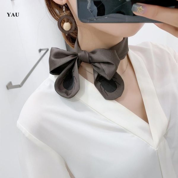 scarves 95cm*5cm small silk scarf women 2021 insect cartoon print floral bag ribbons brand fashion head long skinny, Blue;gray
scarves 95cm*5cm small silk scarf women 2021 insect cartoon print floral bag ribbons brand fashion head long skinny, Blue;gray