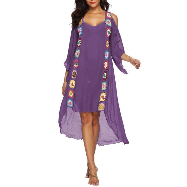 women's swimwear chiffon tassels beach wear women swimsuit cover up bathing suits summer mini dress loose pareo ups q, White;black
women's swimwear chiffon tassels beach wear women swimsuit cover up bathing suits summer mini dress loose pareo ups q, White;black