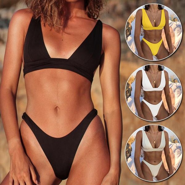 women's swimwear bikinis swimsuits women push up ribbed strap bathing suit biquini brazilian bikini 2021 beachwear, White;black
women's swimwear bikinis swimsuits women push up ribbed strap bathing suit biquini brazilian bikini 2021 beachwear, White;black