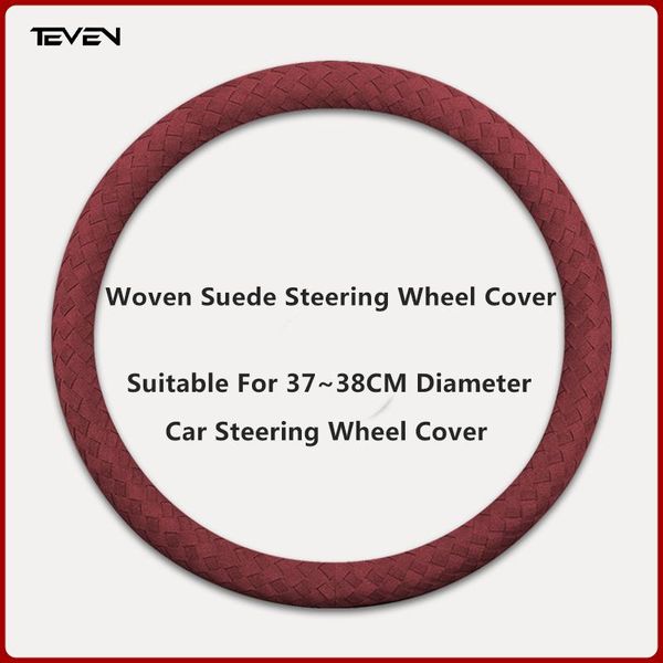 steering wheel covers universal alcantara car cover 37~38cm leather woven suede breathable
steering wheel covers universal alcantara car cover 37~38cm leather woven suede breathable