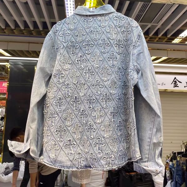 brand heavy industry back hairy edge cross denim shirt coat 2021 new spring fashion, Black
brand heavy industry back hairy edge cross denim shirt coat 2021 new spring fashion, Black