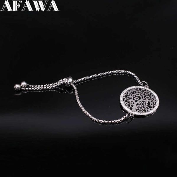 charm bracelets 2021 tree of life crystal stainless steel chain bracelet women silver color adjustable jewelry bracciale donna b18372, Golden;silver
charm bracelets 2021 tree of life crystal stainless steel chain bracelet women silver color adjustable jewelry bracciale donna b18372, Golden;silver