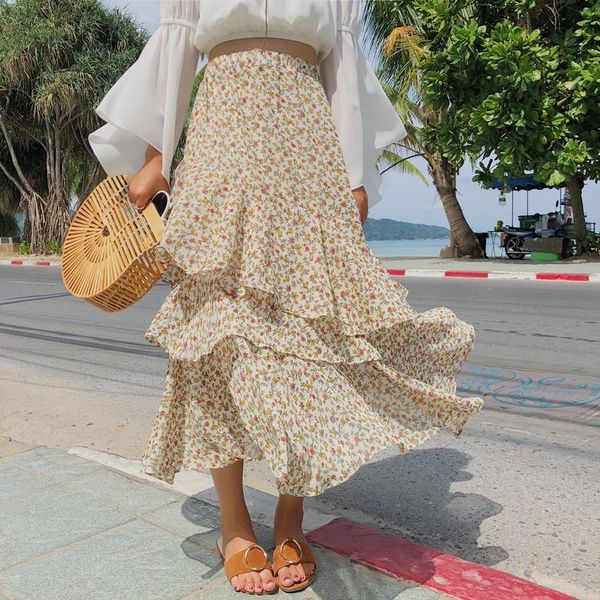 skirts bgteever elegant elastic waist cascaded ruffles womens skirt a-line floral print casual female 2021 spring good quality, Black
skirts bgteever elegant elastic waist cascaded ruffles womens skirt a-line floral print casual female 2021 spring good quality, Black