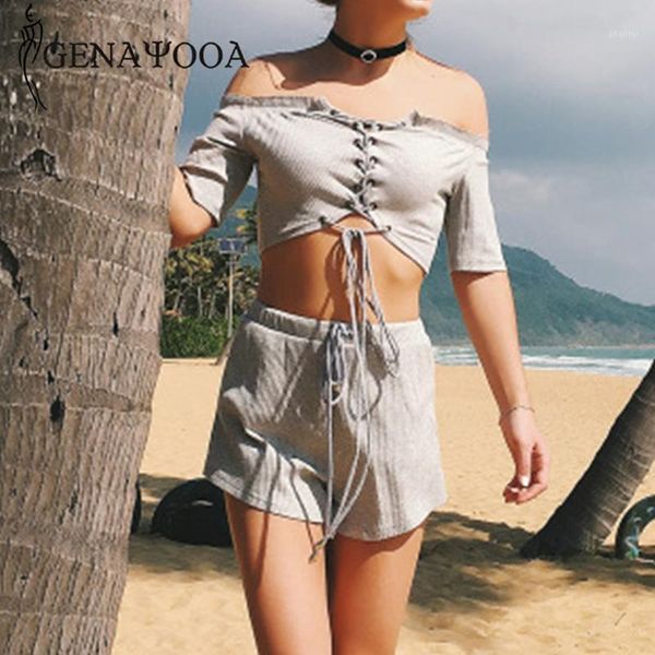 two piece dress genayooa set and shorts solid summer tracksuit women lace up loose beach clothes for koean 2021, White
two piece dress genayooa set and shorts solid summer tracksuit women lace up loose beach clothes for koean 2021, White