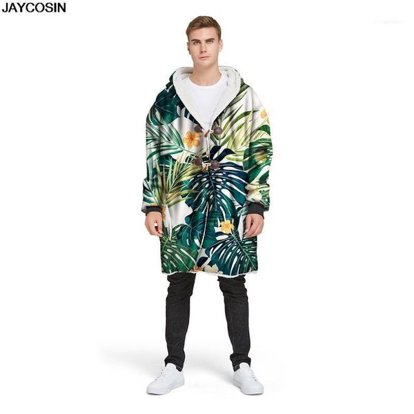 men's jackets klv mens winter long hooded horn buckle plus velvet thick 3d printed coat 2021 bomber jacket chaqueta hombre 701, Black;brown
men's jackets klv mens winter long hooded horn buckle plus velvet thick 3d printed coat 2021 bomber jacket chaqueta hombre 701, Black;brown
