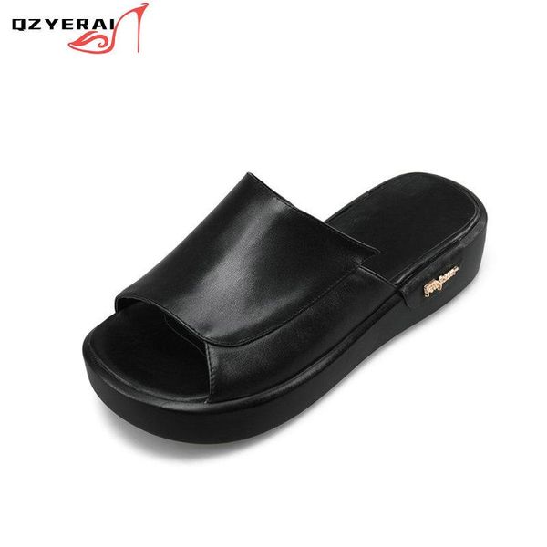 slippers 2021 brand designer fashion women genuine leather band peep toe flat sandals luxury ladies slides summer shoes, Black
slippers 2021 brand designer fashion women genuine leather band peep toe flat sandals luxury ladies slides summer shoes, Black