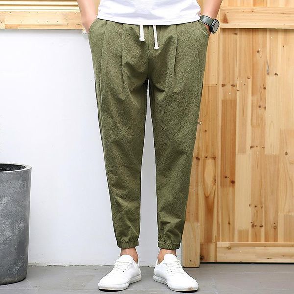cropped green track running pants men summer loose lace-up cotton harem boys plus size sports trousers jogger 8xl men's, Black
cropped green track running pants men summer loose lace-up cotton harem boys plus size sports trousers jogger 8xl men's, Black