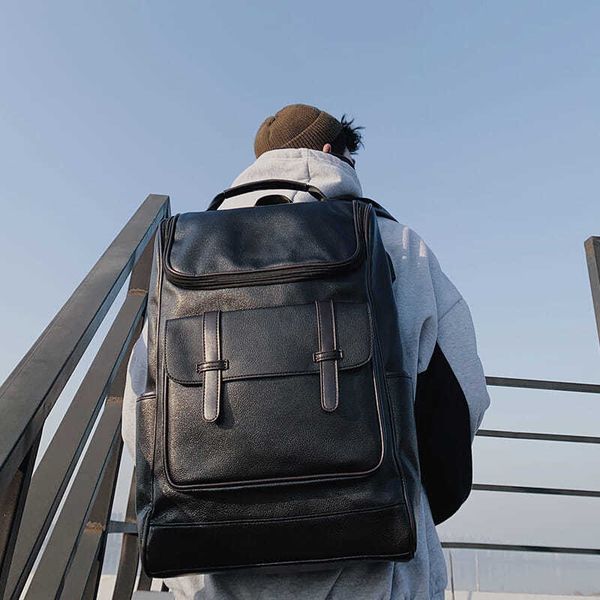 simple fashion korean style backpack street hipster leather backpack outdoor leisure backpack student schoolbag fashion
simple fashion korean style backpack street hipster leather backpack outdoor leisure backpack student schoolbag fashion