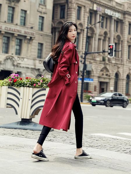 women's trench coats windbreaker middle long british style little man 2021 spring korean loose temperament coat, Tan;black
women's trench coats windbreaker middle long british style little man 2021 spring korean loose temperament coat, Tan;black