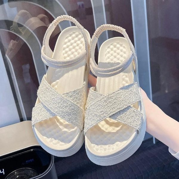 sandals platform shoes women chunky fashion summer embroidery lace thick soled beach casual, Black
sandals platform shoes women chunky fashion summer embroidery lace thick soled beach casual, Black