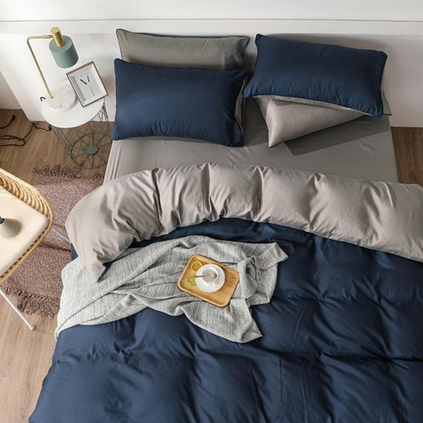bedding sets 4 pcs set bed sheet solid color soft breathable brief fashionable bedclothes 200 x 230 cm
bedding sets 4 pcs set bed sheet solid color soft breathable brief fashionable bedclothes 200 x 230 cm