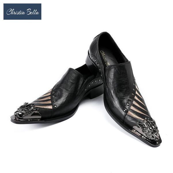 dress shoes christia bella fashion black genuine leather zapatos mujer men brand designer pointed toe embroidery party 38-47
dress shoes christia bella fashion black genuine leather zapatos mujer men brand designer pointed toe embroidery party 38-47
