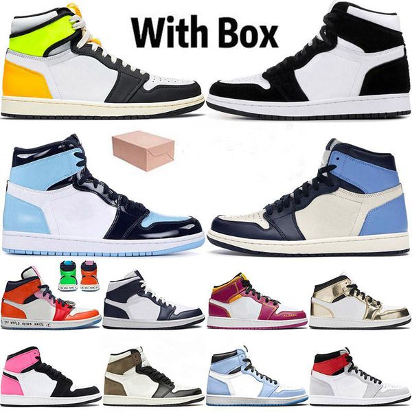 jumpman 1 1s with box 2023 arrival basketball shoes twist volt gold mens womens mid obsidian unc chicago trainers sport sneakers 36-46
jumpman 1 1s with box 2023 arrival basketball shoes twist volt gold mens womens mid obsidian unc chicago trainers sport sneakers 36-46