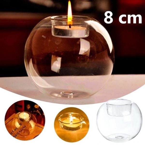 8/10cm tealight candle holder glass small candlestick romantic party wedding decor holders
8/10cm tealight candle holder glass small candlestick romantic party wedding decor holders