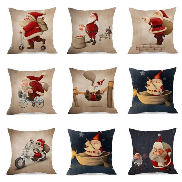 cushion/decorative pillow creative cartoon santa claus cushion cover linen christmas decorative pillowcase throw case
cushion/decorative pillow creative cartoon santa claus cushion cover linen christmas decorative pillowcase throw case