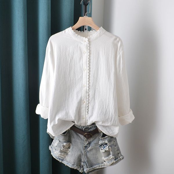 women's blouses & shirts lamtrip sweet lace ee cotton yarn stand collar long sleeve white shirt blouse sseg
women's blouses & shirts lamtrip sweet lace ee cotton yarn stand collar long sleeve white shirt blouse sseg