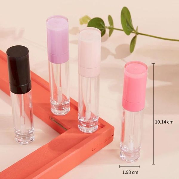 storage bottles & jars 5pcs 8ml lip gloss tube empty plastic round lipgloss transparent bottle small lipstick samples refillable cosmetics c
storage bottles & jars 5pcs 8ml lip gloss tube empty plastic round lipgloss transparent bottle small lipstick samples refillable cosmetics c
