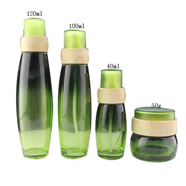 4pcs/set green glass lotion pump bottle refillable perfume cream jars empty cosmetic packaging travel set storage bottles &
4pcs/set green glass lotion pump bottle refillable perfume cream jars empty cosmetic packaging travel set storage bottles &