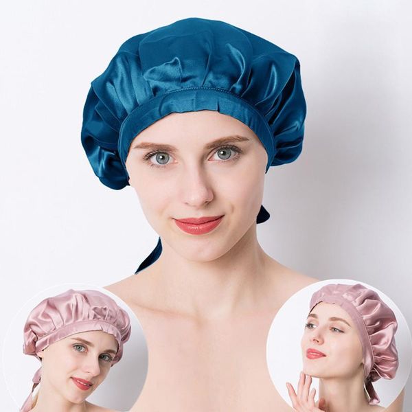 shower caps 2021 adjustable laces women's mulberry silk sleep hair hat care satin sleeping bonnet soft night cap
shower caps 2021 adjustable laces women's mulberry silk sleep hair hat care satin sleeping bonnet soft night cap