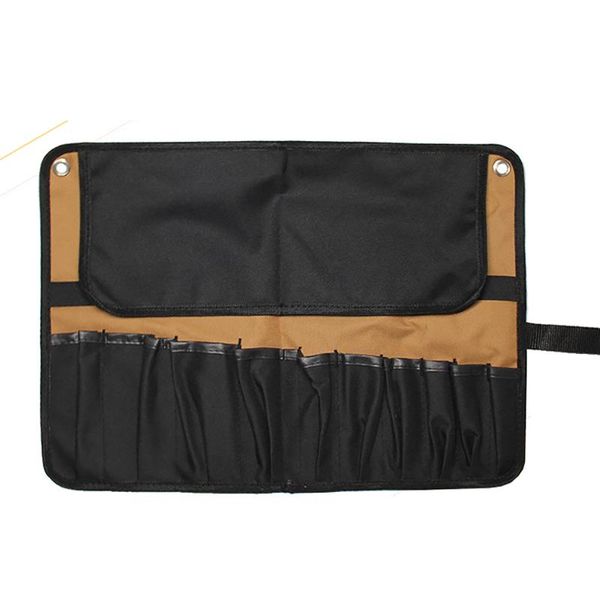 car organizer roll tool pouch rolling hanging bag multi pockets , dark yellow
car organizer roll tool pouch rolling hanging bag multi pockets , dark yellow