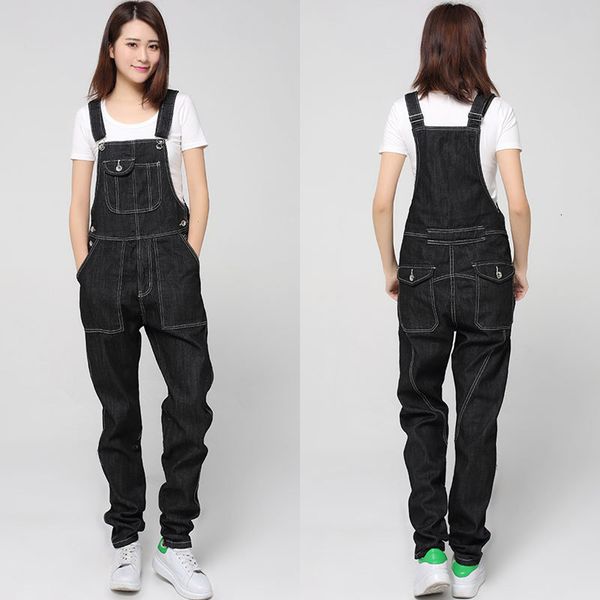 women's jumpsuits & rompers european and american style loose denim overalls small feet black strap trousers ladies modis large size je, Black;white
women's jumpsuits & rompers european and american style loose denim overalls small feet black strap trousers ladies modis large size je, Black;white