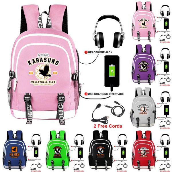 backpack haikyuu braid hinata shoyo kageyama tobio student school canvas bag cosplay usb schoolbag travel mochilas
backpack haikyuu braid hinata shoyo kageyama tobio student school canvas bag cosplay usb schoolbag travel mochilas