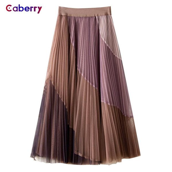 skirts woman mesh pleated skirt spring summer young preppy style color block patchwork elastic high waist female bottoms 2021, Black
skirts woman mesh pleated skirt spring summer young preppy style color block patchwork elastic high waist female bottoms 2021, Black