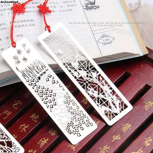 bookmark art stainless steel book mark with red enless knot chinese style for gifts stationery 4 pcs/set vintage metal hollow bookmarks
bookmark art stainless steel book mark with red enless knot chinese style for gifts stationery 4 pcs/set vintage metal hollow bookmarks
