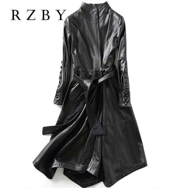 rzby 100% genuine leather jacket women winter jackets korean natural sheepskin coat female real leather long windbreaker 211011, Black
rzby 100% genuine leather jacket women winter jackets korean natural sheepskin coat female real leather long windbreaker 211011, Black