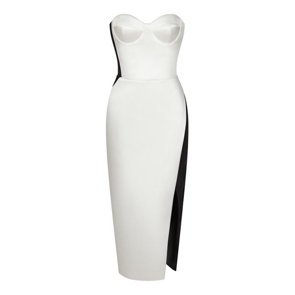 women dress bandage strapless elegant bodycon party club black white summer 210515, Black;gray
women dress bandage strapless elegant bodycon party club black white summer 210515, Black;gray