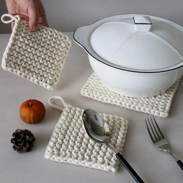 mats & pads 1pcs japanese style creative woven cotton thickened deskinsulation home accessories heat square mat decoration v4z0
mats & pads 1pcs japanese style creative woven cotton thickened deskinsulation home accessories heat square mat decoration v4z0