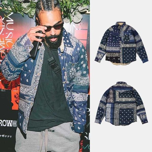 fashiondemon kapital vintage stitching ancient cloth cashew flower down shirt coat cotton padded jacket tide non visvim, Black;brown
fashiondemon kapital vintage stitching ancient cloth cashew flower down shirt coat cotton padded jacket tide non visvim, Black;brown