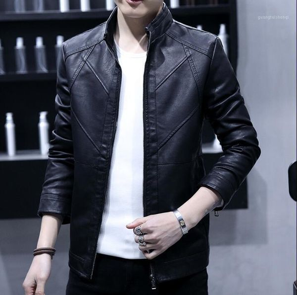 stand collar mens leather jacket slim motorcycle pu coat men jackets black clothes personalized jaqueta de couro men's fur & faux
stand collar mens leather jacket slim motorcycle pu coat men jackets black clothes personalized jaqueta de couro men's fur & faux