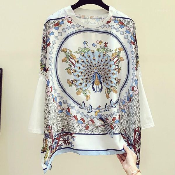 autumn lady loose print blouses plus size mother's pullovers women batwing sleeve shirts women's &, White
autumn lady loose print blouses plus size mother's pullovers women batwing sleeve shirts women's &, White