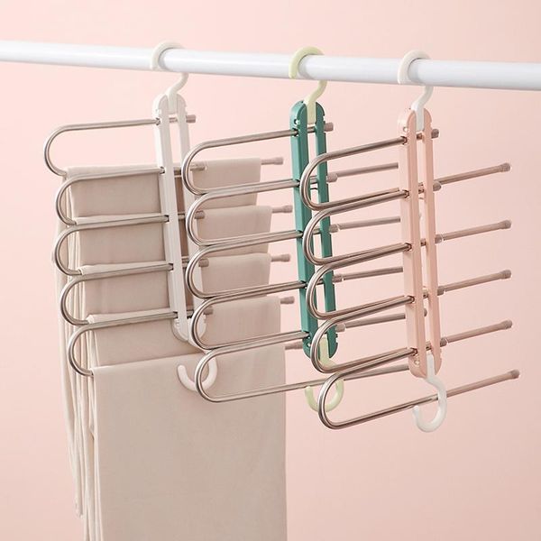hangers & racks 5 layers multifunctional clothes pant storage cloth rack trousers hanging shelf non-slip clothing organizer
hangers & racks 5 layers multifunctional clothes pant storage cloth rack trousers hanging shelf non-slip clothing organizer