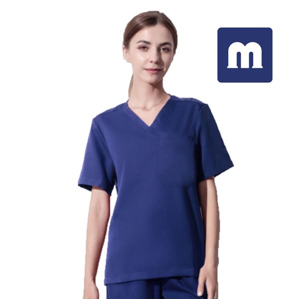 medigo-048 two-pocket mandarin collar scrubs pants for women & relaxed fit, super soft stretch, anti-wrinkle medical scrubs hospital uniform, White
medigo-048 two-pocket mandarin collar scrubs pants for women & relaxed fit, super soft stretch, anti-wrinkle medical scrubs hospital uniform, White