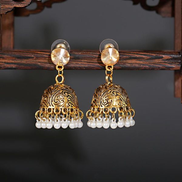 dangle & chandelier ethnic retro bollywood turkish jhumka earrings for women jewelry pendientes gold bell tassel dangling, Silver
dangle & chandelier ethnic retro bollywood turkish jhumka earrings for women jewelry pendientes gold bell tassel dangling, Silver