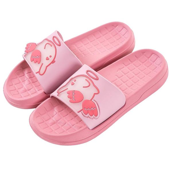 summer women sandals floor flat shoes lovely cartoon pig indoor flip flops non-slip bedroom slippers for couples beach, Black 
summer women sandals floor flat shoes lovely cartoon pig indoor flip flops non-slip bedroom slippers for couples beach, Black