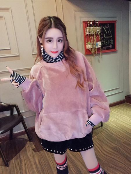 women's two piece pants 2021 pockets rushed offer full turtleneck cotton autumn/winter fashion loose false two-piece sweater + stocking, White
women's two piece pants 2021 pockets rushed offer full turtleneck cotton autumn/winter fashion loose false two-piece sweater + stocking, White