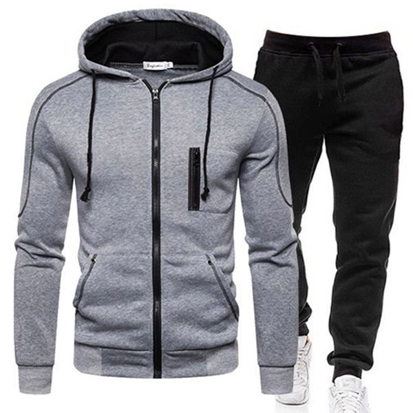 men personality two piece set fashion zipper printed hoodie pant autmn winter warm tracksuit sportwear, Gray
men personality two piece set fashion zipper printed hoodie pant autmn winter warm tracksuit sportwear, Gray