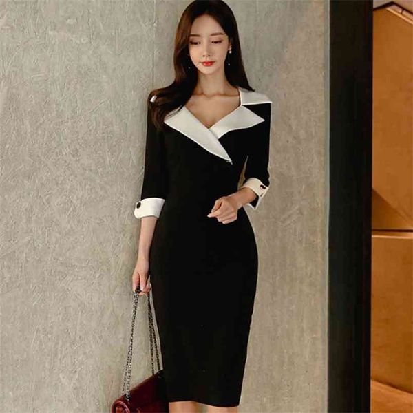 spring elegant women dresse casual office ol work lady fashion bodycon slim pencil dress vestidos clothes 210519, Black;gray
spring elegant women dresse casual office ol work lady fashion bodycon slim pencil dress vestidos clothes 210519, Black;gray