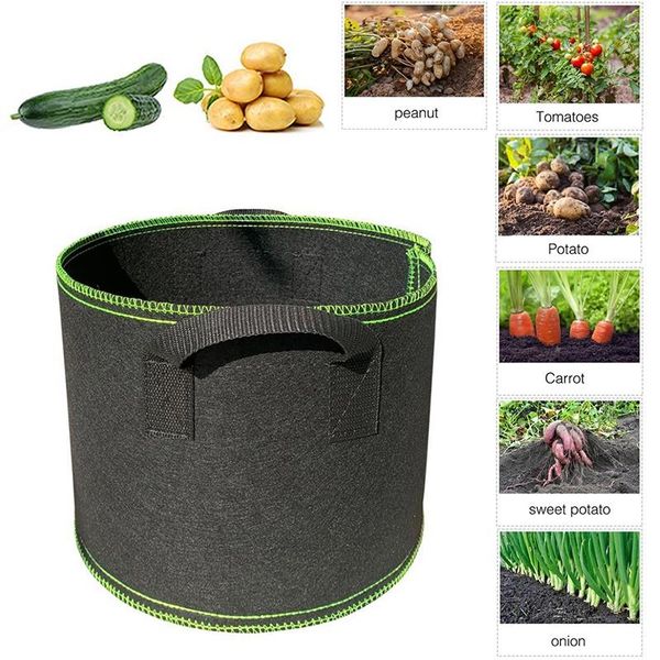 planters & pots reusable grow bags felt vegetable strawberry garden planter pot non woven fabric flower plant container gardening tools
planters & pots reusable grow bags felt vegetable strawberry garden planter pot non woven fabric flower plant container gardening tools