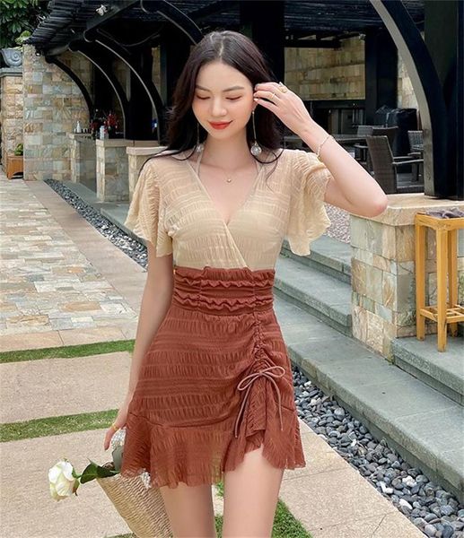 one-piece suits 2021 ruched one piece swimsuit deep v backless drawstring swimwear women beach dress bathing
one-piece suits 2021 ruched one piece swimsuit deep v backless drawstring swimwear women beach dress bathing