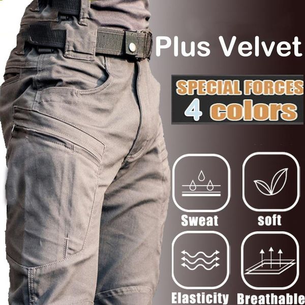 men's pants 2021 winter plus velvet tactical breathable autumn casual army military long trousers male quick dry cargo pant warm, Black
men's pants 2021 winter plus velvet tactical breathable autumn casual army military long trousers male quick dry cargo pant warm, Black