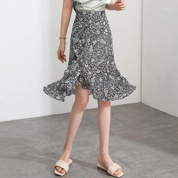 skirts summer women print color a-line elastic high waist chiffon female trumpet vintage elegant fashion beach style c2517, Black
skirts summer women print color a-line elastic high waist chiffon female trumpet vintage elegant fashion beach style c2517, Black